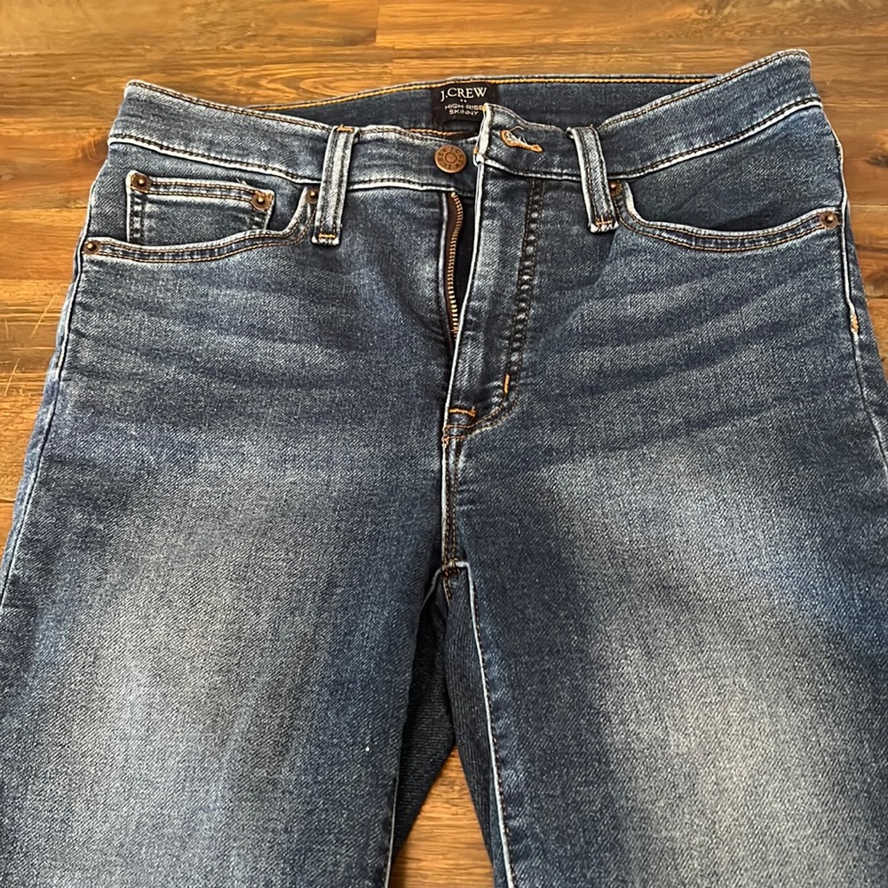 Jcrew - size 28 - high rise skinny jeans EUC